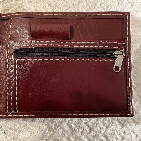 Geno D’Lucca Travel Flat Leather Carpartemental Mini Crossbody Bag - Picture 5 of 11